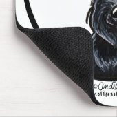 Black Scottie IAAM Mousepad (Ecke)