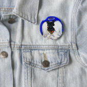 Black Scottish Terrier Angel Button (Beispiel)