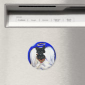 Black Scottish Terrier Angel Magnet (In Situ (Geschirrspüler))