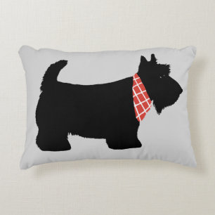 Black Scottish Terrier Dog Dekokissen