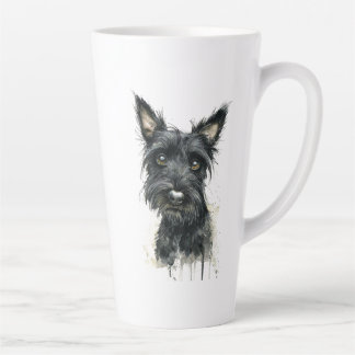 Black Scottish Terrier Latte Mug Milchtasse