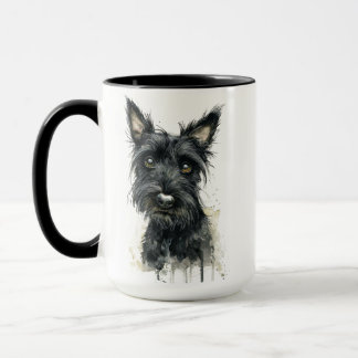 Black Scottish Terrier Mug Tasse