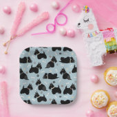 Black Scottish Terrier Paws and Bones Paper Teller (Party)