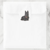 Black Scottish Terrier Puppy Doppy Sticker / Siege (Tasche)