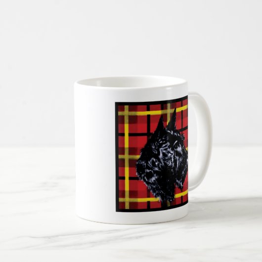Black Scottish Terrier Tasse (VorderseiteRechts)