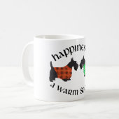 Black Scottish Terriers Happy Kaffeetasse (Vorderseite Links)