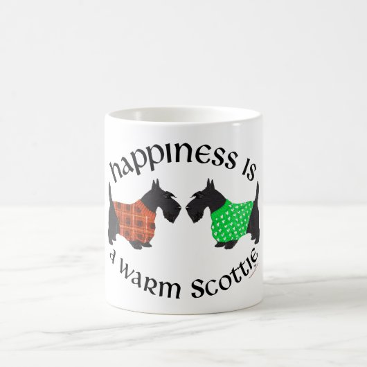 Black Scottish Terriers Happy Kaffeetasse (Mittel)