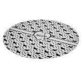 Black Scottish Terriers (Scottie Dogs) - White Schneidebrett (Ecke)