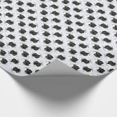 Black Scotty History Geschenkpapier (Ecke)