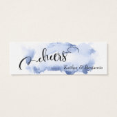 Black Script & Dark Blue Watercolor Drinckets (Rückseite)