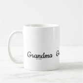 Black Script Established Grandma Kaffeetasse (Links)