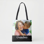 Black Script Established Grandma  Tasche (Vorderseite)