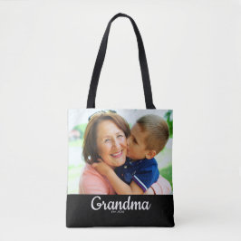 Black Script Established Grandma  Tasche