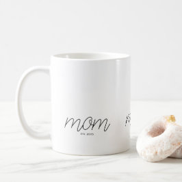 Black Script Established Mom  Kaffeetasse