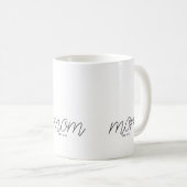 Black Script Established Mom  Kaffeetasse (VorderseiteRechts)