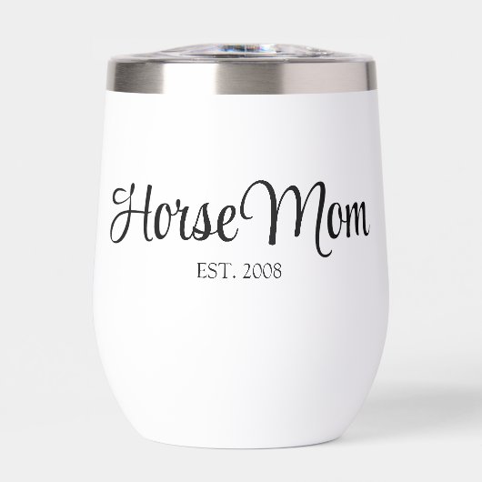 Black Script Horse Mom Established  (Vorderseite)