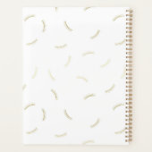 Black Script & Imitats Gold Lashes Planer (Rückseite)