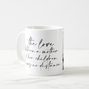 Black Script Mother Quote and Foto Kaffeetasse