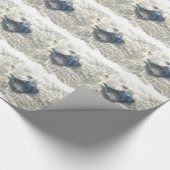 Black Seashell Geschenkpapier (Ecke)
