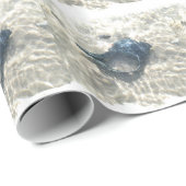 Black Seashell Geschenkpapier (Rolleneckpunkt)
