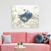 Black Seashell Leinwanddruck (Insitu (Wohnzimmer))