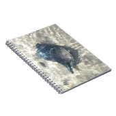 Black Seashell Notizblock (Rechte Seite)