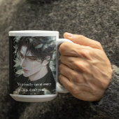 Black Seductive Anime Character eifersüchtig Kaffeetasse