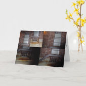 "Black Shadow" Hallowe’en Card Karte (Gelbe Blume)
