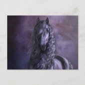 Black Shadow Postcard Postkarte (Vorderseite)