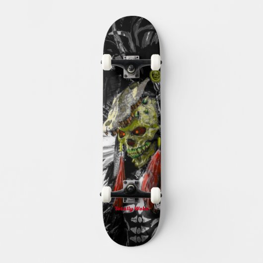 Black Shaman Custom Skateboard (Vorderseite)