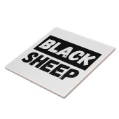 Black Sheep Bold Distressed Rebel Streetwear Art Fliese (Seite)