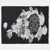 Black Sheep Club Fleecedecke (Vorderseite (Horizontal))