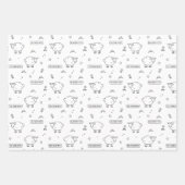 Black Sheep Eid Mubarak Kinder Geschenkpapier Set (Vorderseite 2)