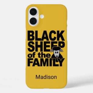 Black Sheep individuelle Name & Color Handy Gehäus iPhone 16 Plus Hülle