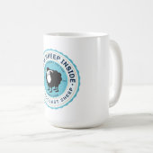 Black Sheep Inside - Schwimm gegen den Strom Kaffeetasse (VorderseiteRechts)