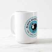 Black Sheep Inside - Schwimm gegen den Strom Kaffeetasse (Vorderseite Links)