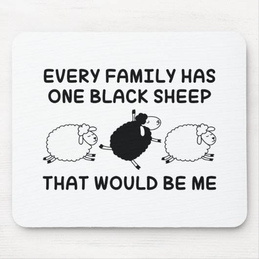 Black Sheep Mousepad (Vorne)