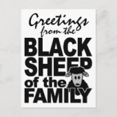 BLACK SHEEP-Postkarte, anpassen Postkarte (Vorderseite)