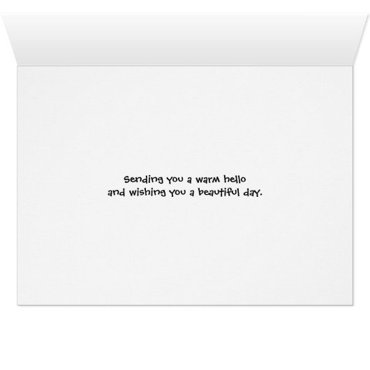 Black Sheep White Sheep Grußkarte (Innenansicht Horizontal (Unten))