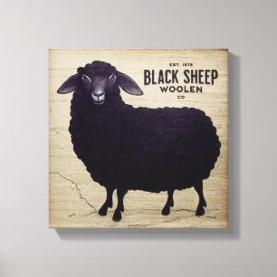 Black Sheep Woolen Co. Farmhouse Leinwand