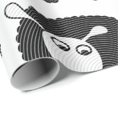 Black Sheep Wrapping Paper Geschenkpapier (Rolleneckpunkt)