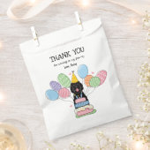 Black Sheepadoodle Birthday Party Geschenktütchen (Ausgeschnitten)