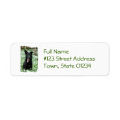 Black Shepherd Mailing Labels (Vorne)