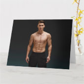 Black Shorts Hot Typ Greetings Card Karte (Gelbe Blume)