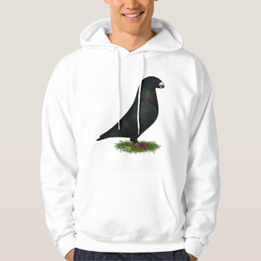Black Show Racer Hoodie (Vorderseite)
