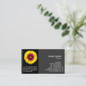 Black Side Band Blume - Blanket-Blume Visitenkarte (Stehend Vorderseite)