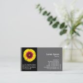 Black Side Band Blume - Blanket-Blume Visitenkarte (Stehend Vorderseite)