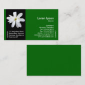 Black Side Band Blume - Magnolia - Green Visitenkarte (Vorne/Hinten)
