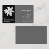 Black Side Band Blume - Magnolia Visitenkarte (Vorne/Hinten)
