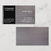Black SideBand - Brushed Metal II Tex Visitenkarte (Vorne/Hinten)